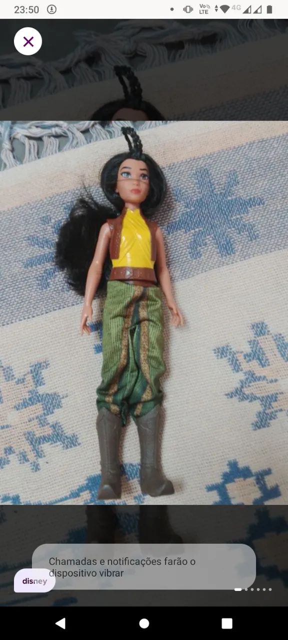 Boneca Disney princesa Raya 