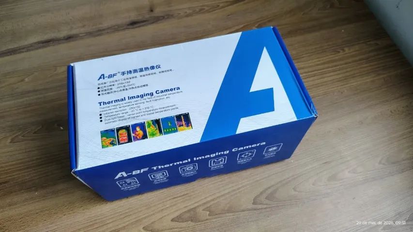 Câmera térmica alta resolução A-BF 550°C 256x192 USB-C na case / caixa original - Foto 3