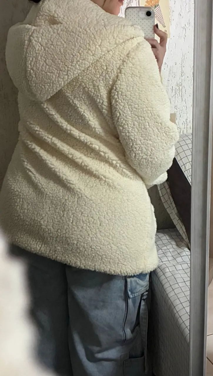 casaco sherpa miralis bege 40 - Foto 3