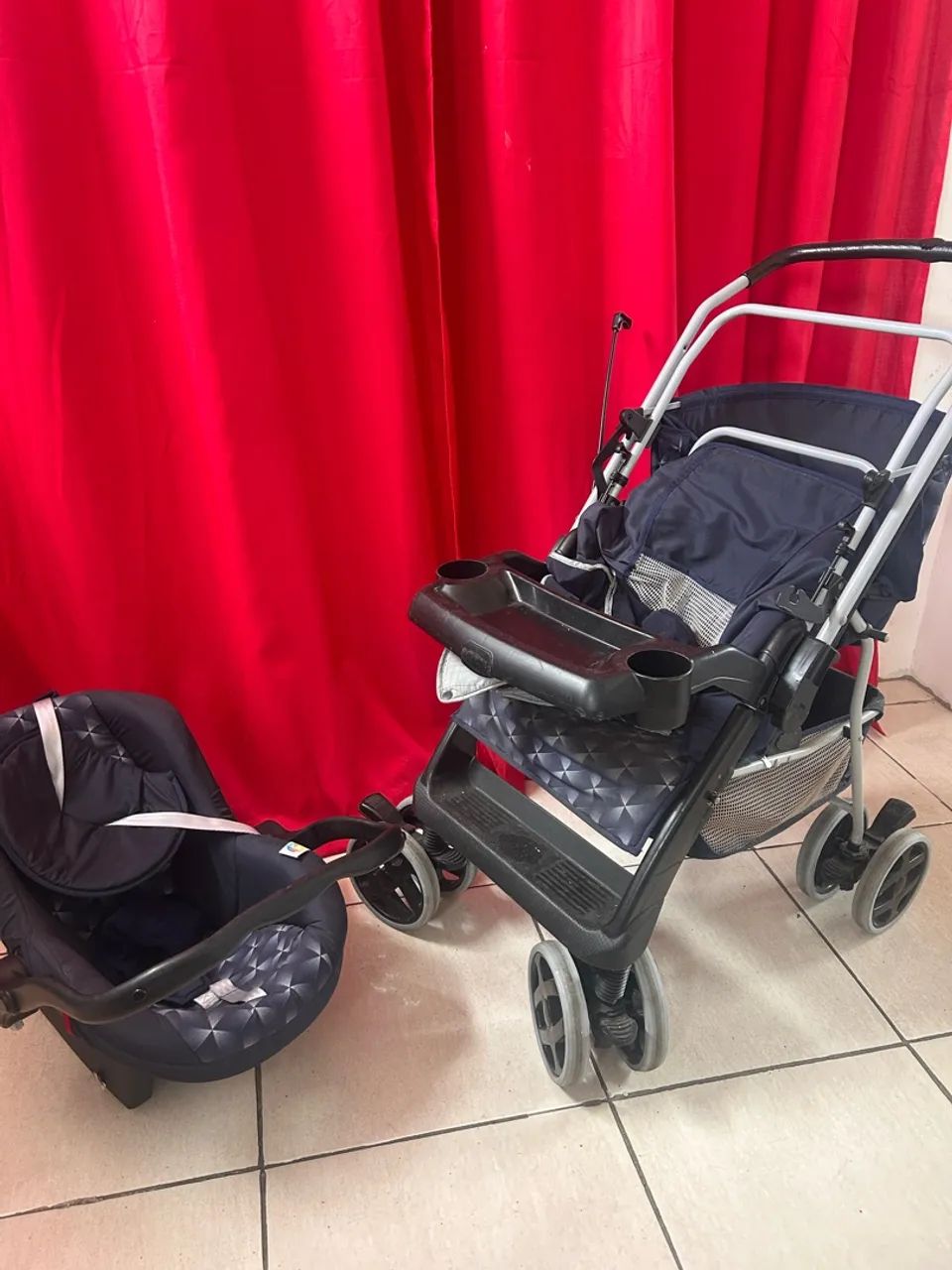 Carrinho de bebê + bebê conforto  - Foto 2