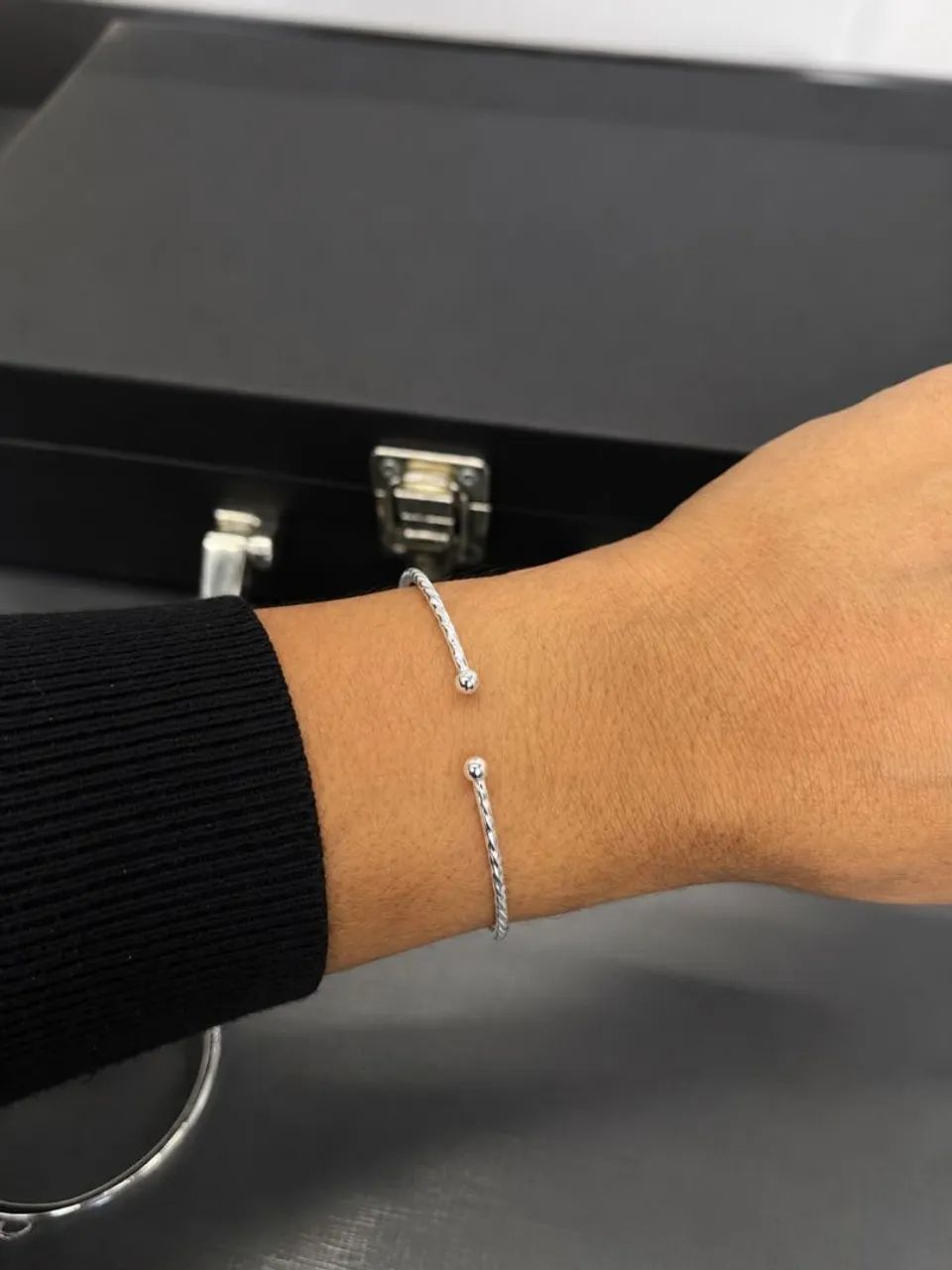 Bracelete Fio Torcido - Prata 925