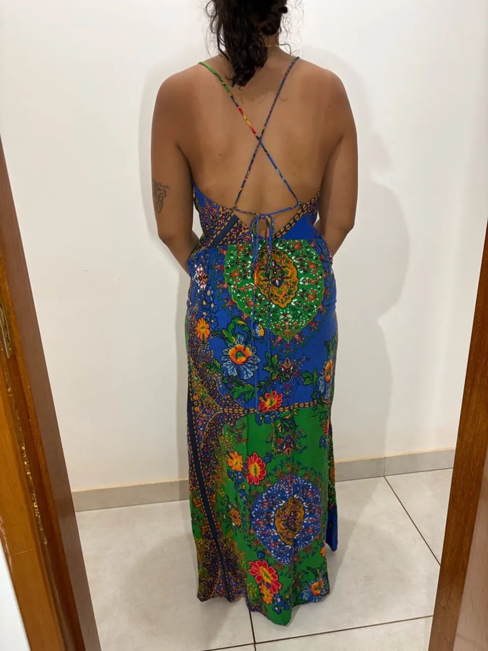 Vestido longo Farm, P - Foto 4