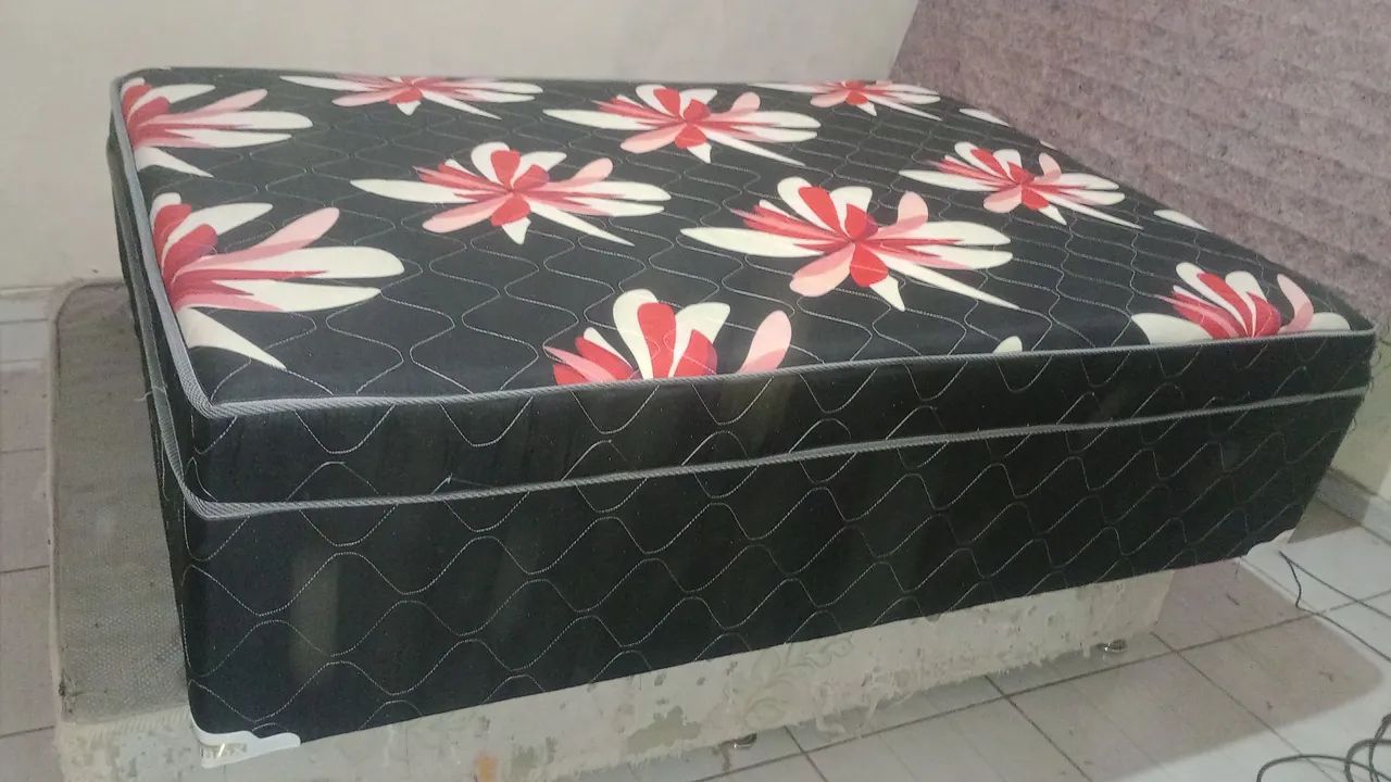 Cama box casal  reforçada direto de fábrica  - Foto 3