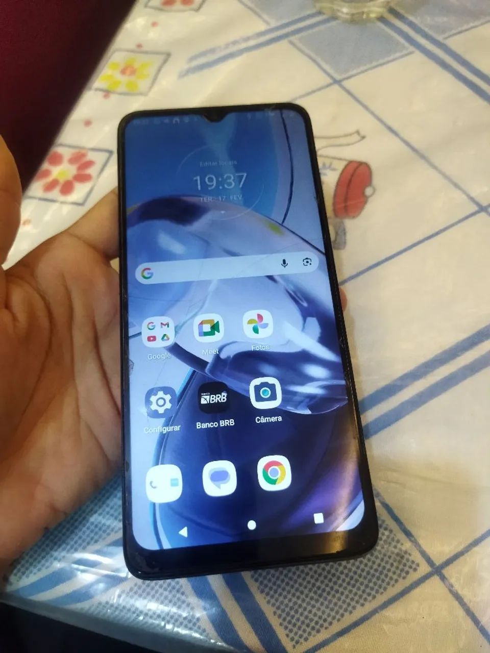 Celular Motorola E22 Azul  - Foto 2