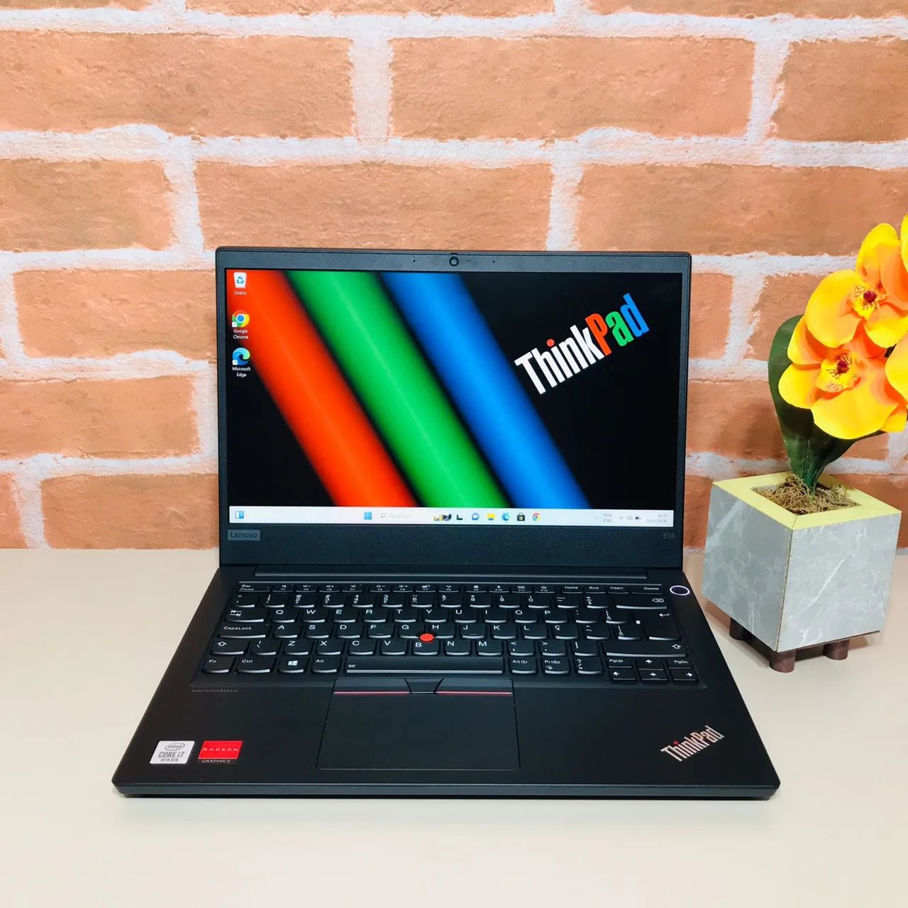 Notebook Thinkpad i7 de 10ª Geração/ Ram 16GB/ Ssd 256GB/ Placa AMD Radeon 2GB  - Foto 2