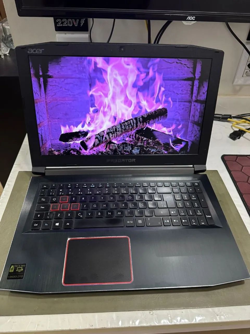 Notebook gamer com placa dedicada Acer  - Foto 2