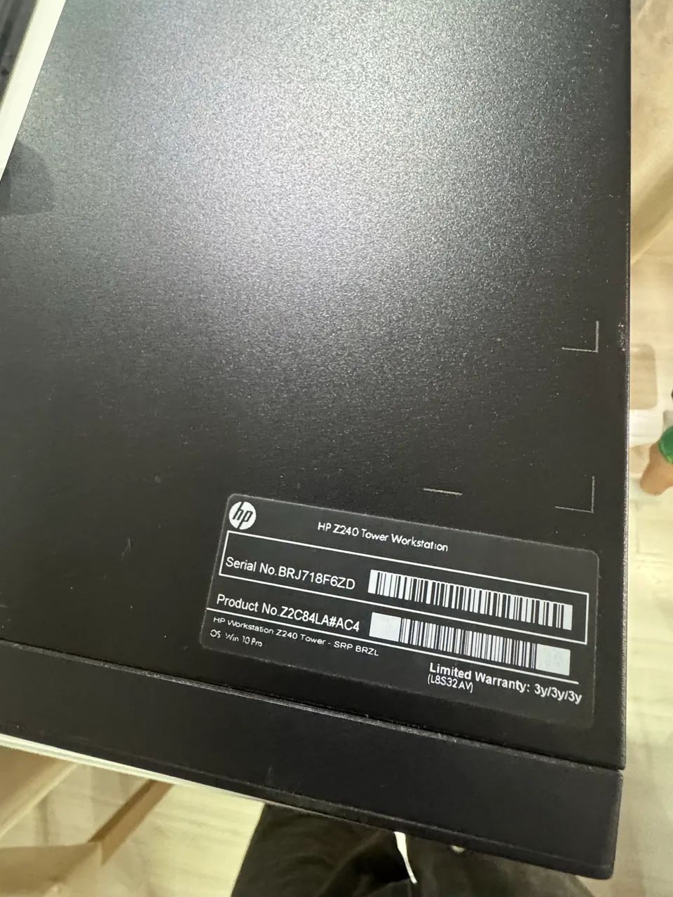 Workstation HP Z240 Intel xeon SSD 500gb memória 8gb