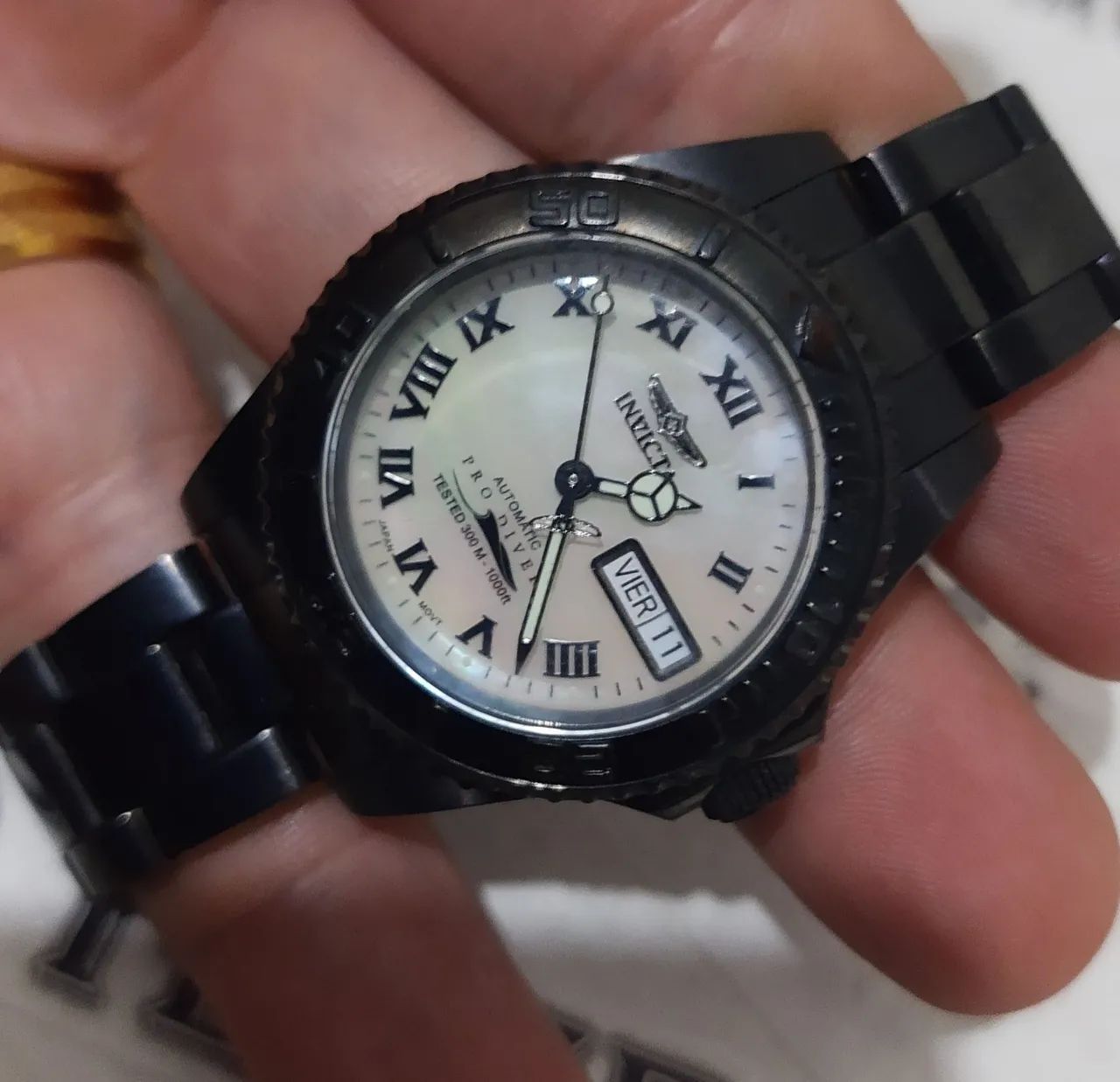Relógio antigo automático INVICTA SUÍÇO ORIGINAL RELIQUIA 