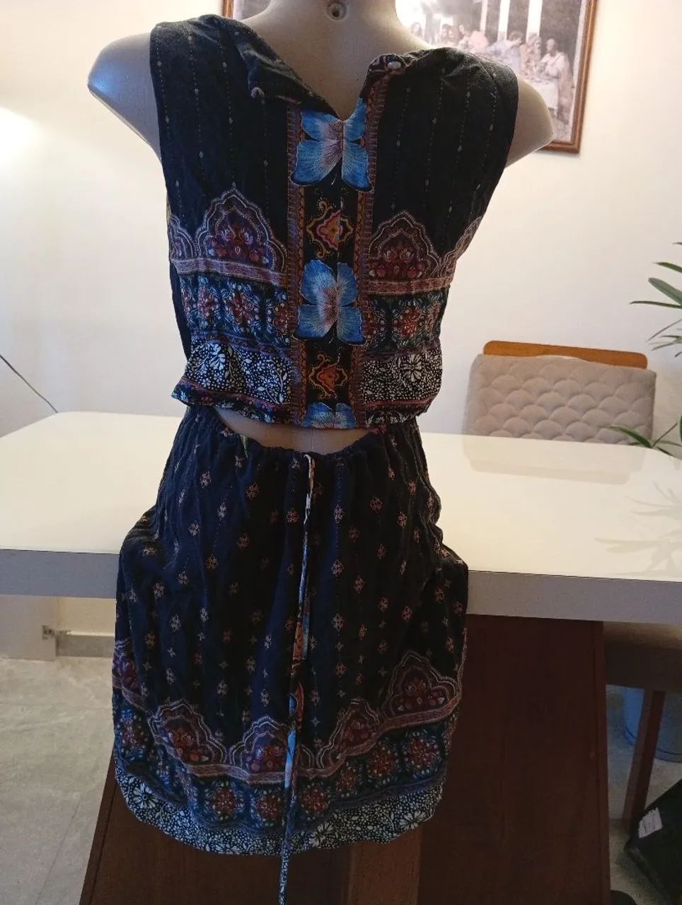 Vestido estampado Farm - Foto 3