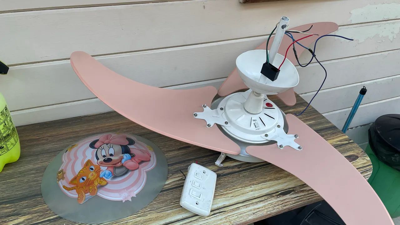 Ventilador de teto infantil 220v