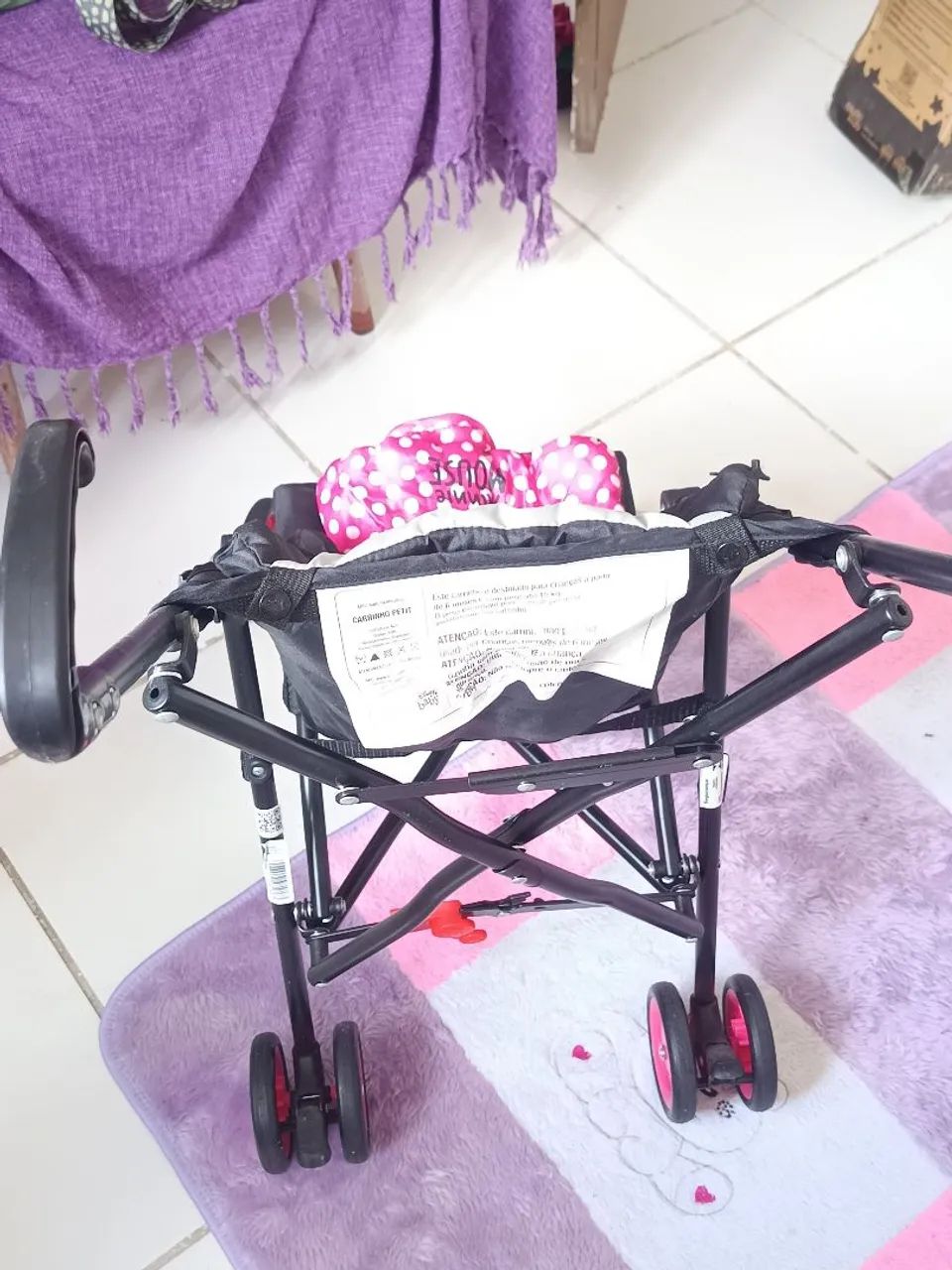 Carrinho para Bebê partir de 06 meses. (Sem Uso) - Foto 3