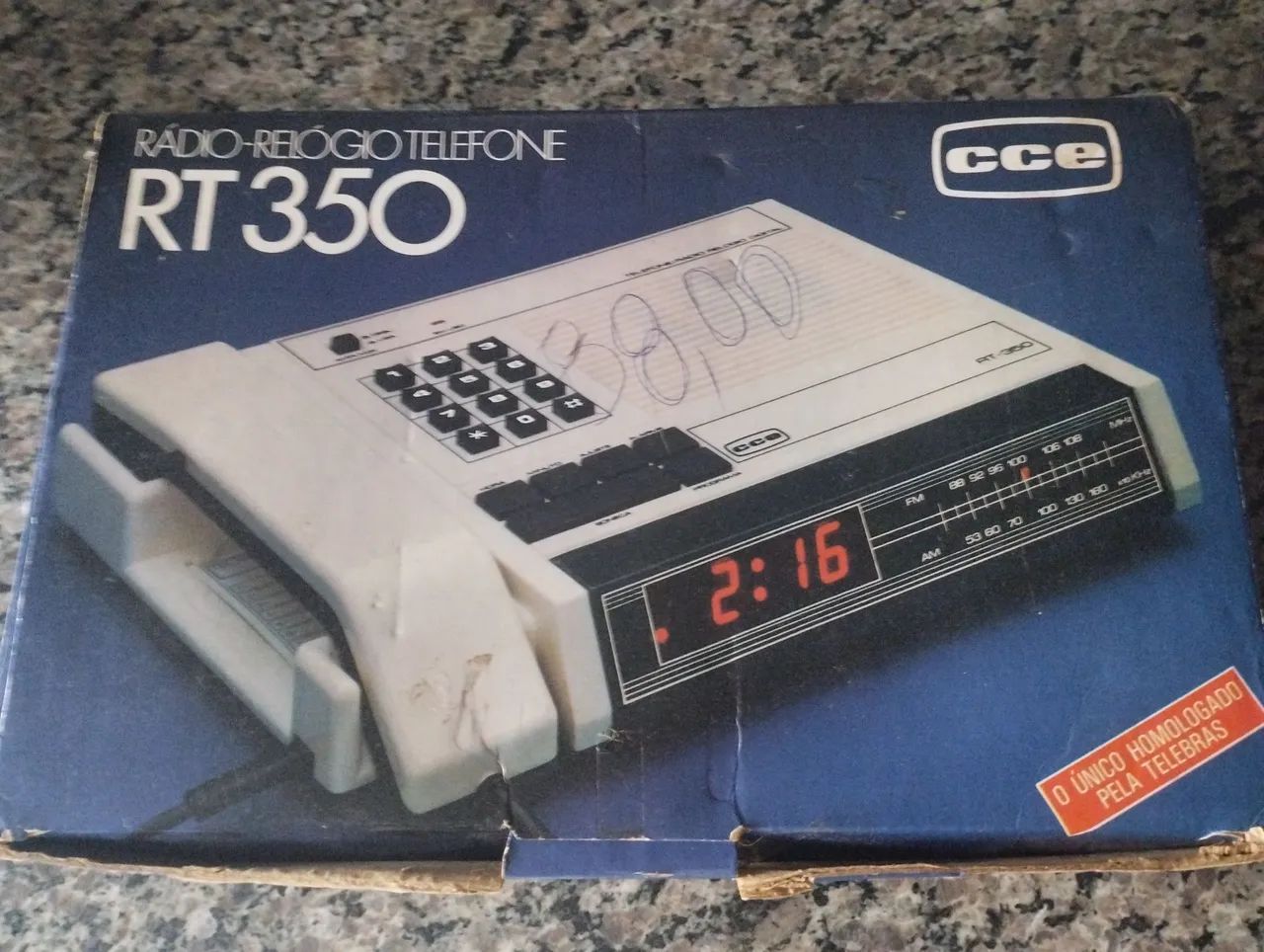 RÁDIO RELÓGIO TELEFONE VINTAGE