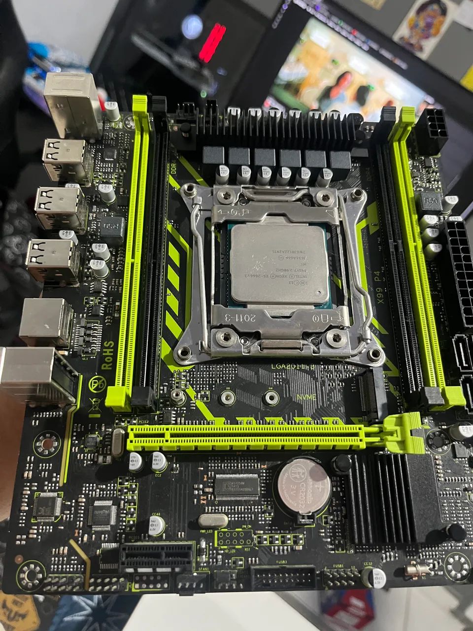 X99 P4 + Xeon 2666V3