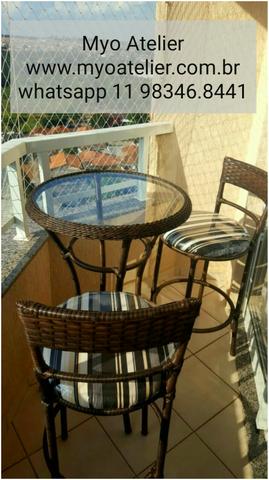 Móveis, mesa, cadeira, banqueta, Aluminio e ferro - Foto 2