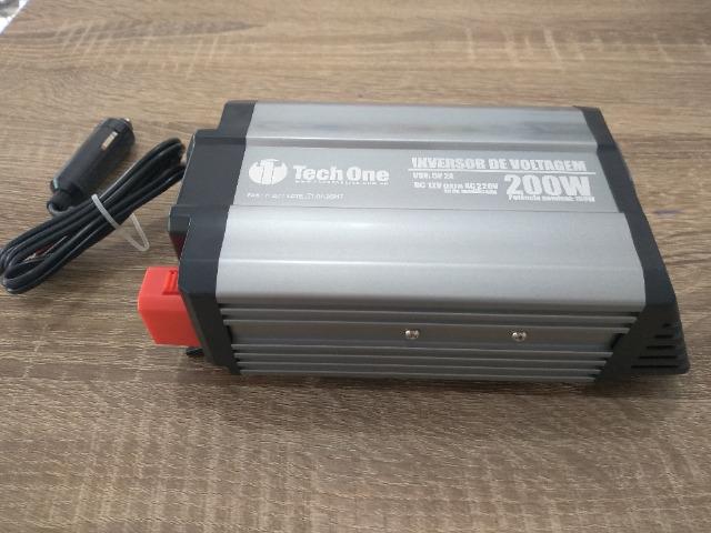 Inversor De Voltagem Tech One 200w 12v Para 110 - 220V Com Usb - Foto 4