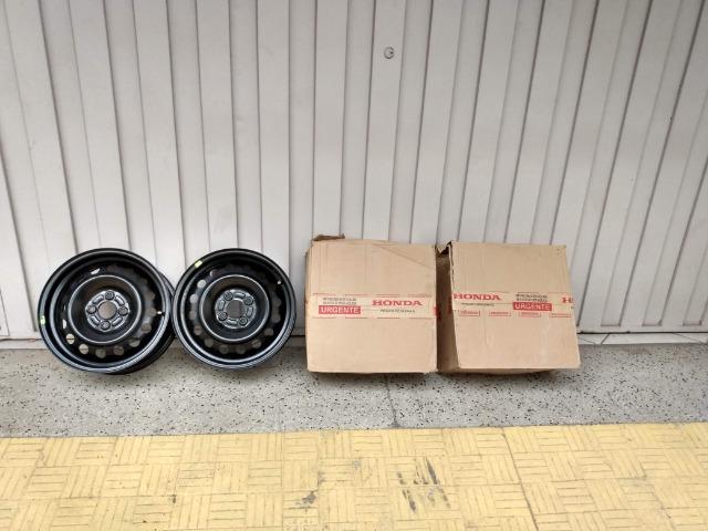 Rodas de ferro 15 furação 4 x 100 Honda City originais - Foto 2