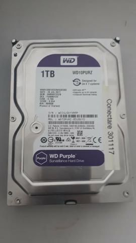 HD Western Digital 1TB purple - Usado