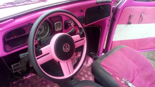Volkswagen - Fusca Rosa - Ano 1974 - Filé! - Foto 11