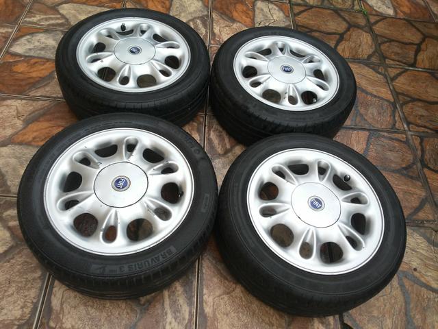 Rodas 15" Lindas Originais De Marea Com Pneus. Barbada. Aceito Trocas e Cartão - Foto 10