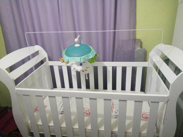 Berço + colchão Ortobom ainda no plástico
