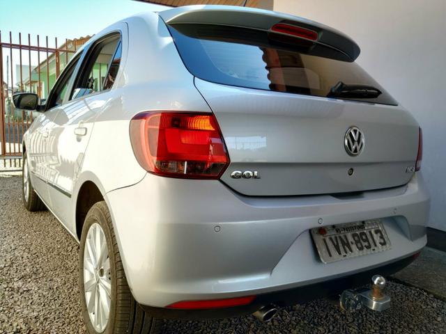Top de Linha Gol 1.6 2015 + completo + revisado + sensor de estacionamento - Foto 4