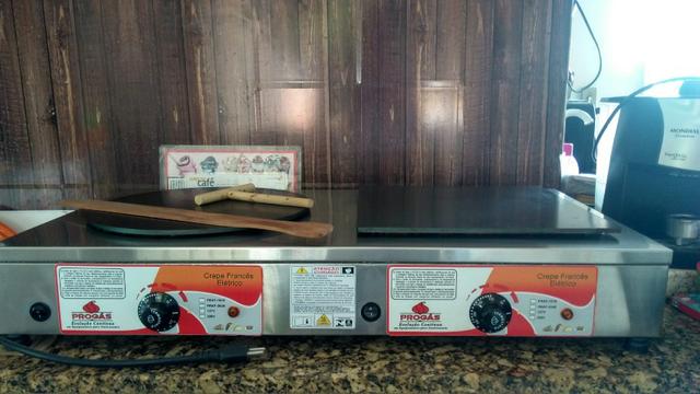 Maquina de fazer Crepe elétrica 220 w - Foto 4