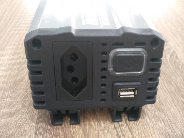 Inversor De Voltagem Tech One 200w 12v Para 110 - 220V Com Usb - Foto 2