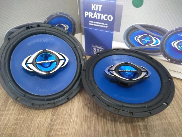 Par Auto Falante 6 Pol Hurricane 130w Rms Quadriaxial - Foto 3