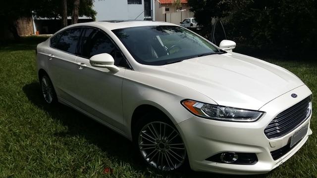 Fusion 2015, o mais desejado, Branco Perola, Teto, 2.0 biturbo - Foto 4