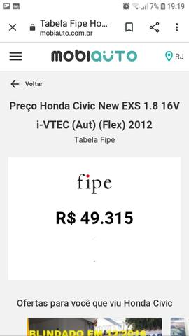 Vendo honda civic exs 2012 R$ 39.000 - Foto 10