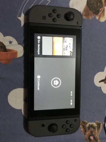 Nintendo switch desbloqueado atimosphere seminovo - Foto 6