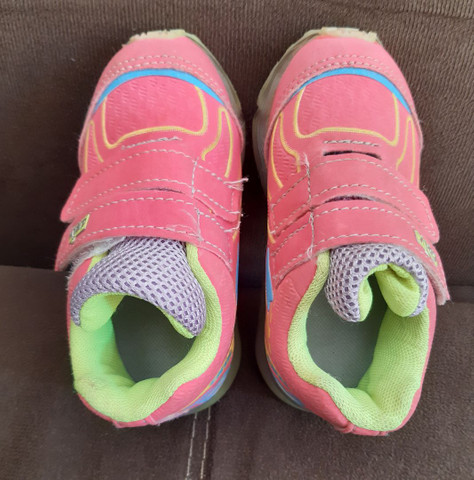 tenis infantil feminino numero 22