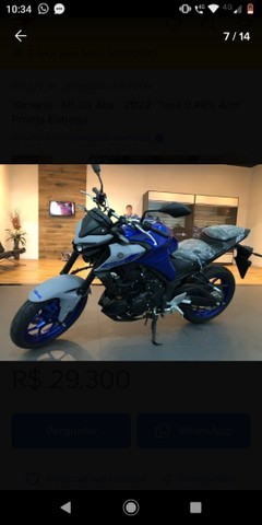 YAMAHA MT03 ABS 2022