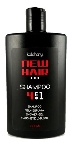 Shampoo Masculino 4 em 1 New Hair Kalahary 300ml