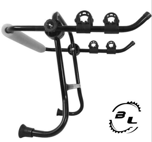 Suporte Transbike P/ Porta Mala Universal P/ 02 Bikes  - Sedans e Hatchs - Sem instalação - Foto 2