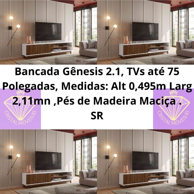 Bancada Genesis 2.1 TVs até 75 SR