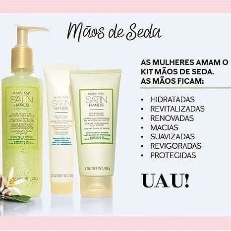 Kit mãos de seda Mary Kay 