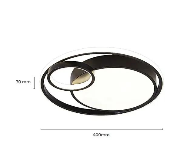 5004 | Plafon Sobrepor Eclipse-001P 44W 3 Em 1 Nitrolux - Foto 2