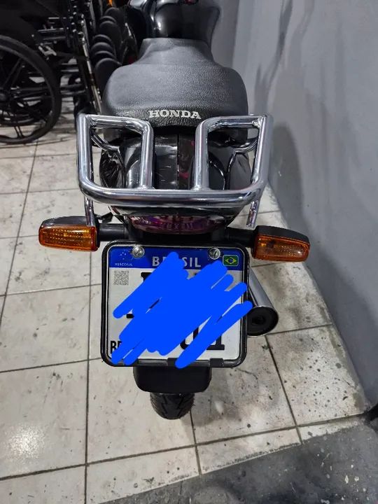 Honda CG 125 Fan - 2006 - Preta - Foto 8