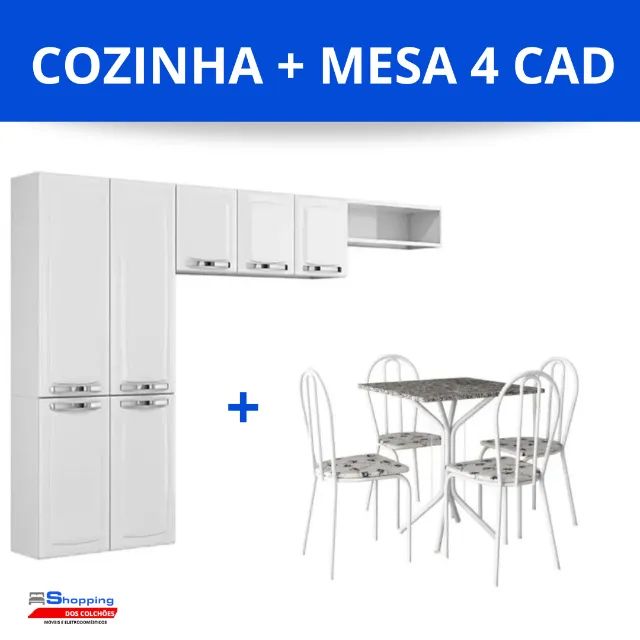 Conjunto para deixar sua cozinha nova !!! Entrega e montagem grátis ! 