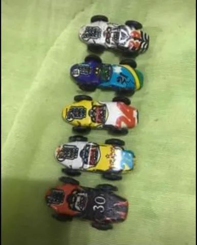 7 Carrinhos de Corrida de Lata - Miniatura Anos 70  - Foto 5