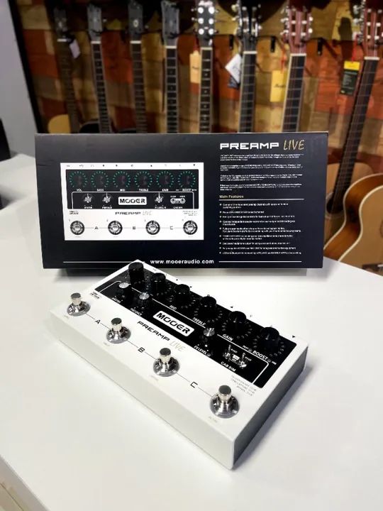 Pedaleira Efeitos Para Guitarra Mooer Preamp Live M999