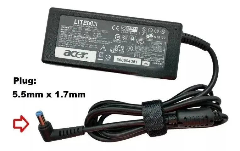 Fonte Acer Gateway Emachine 19v 3.42a 65w Liteon - Foto 2