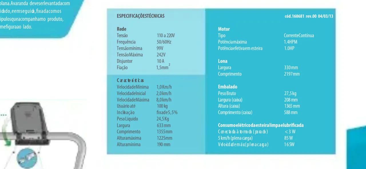Esteira Caloi uso residencial  - Foto 4