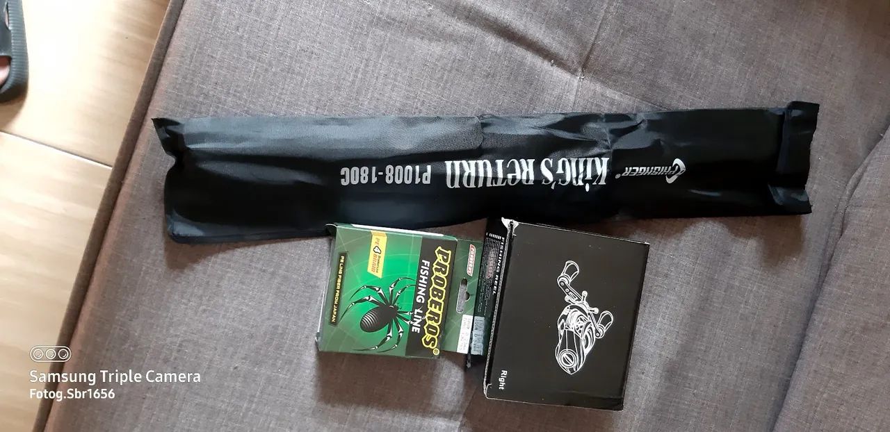 Kit King Return 1,80 + carretilha+ linha multifilamento 