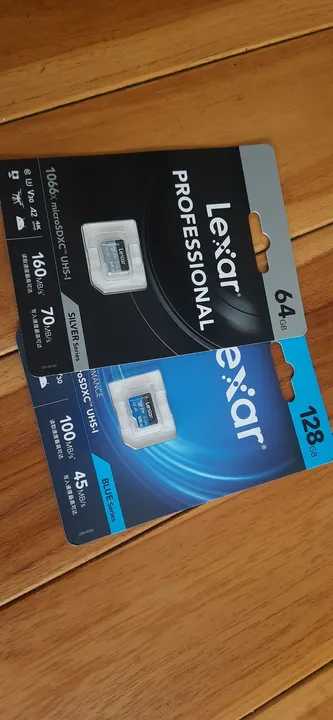 CARTÃO DE MEMÓRIA LEXAR 64GB e 128GB profissional e blue series