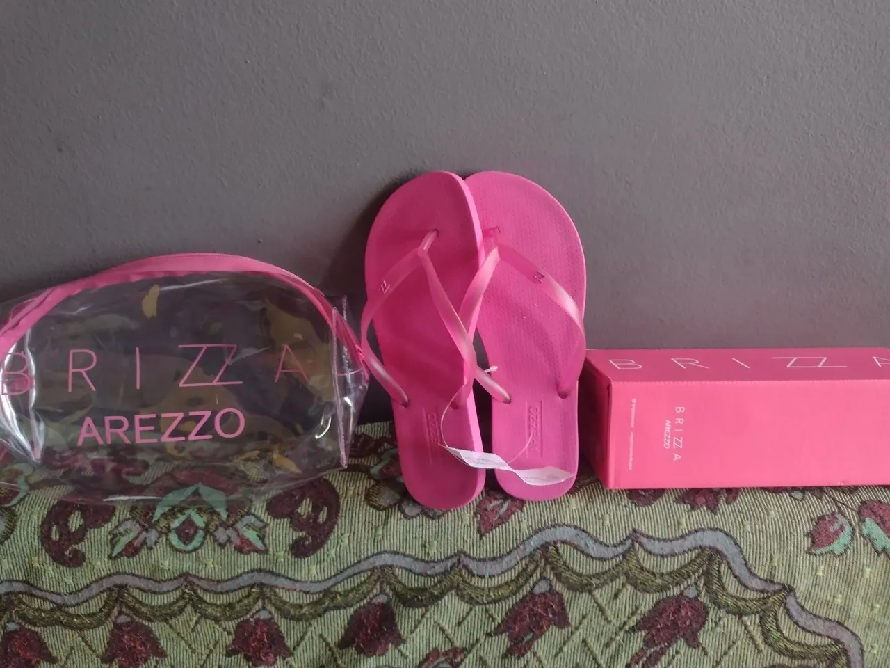 Chinelo Brizza Arezzo Rosa 37tam