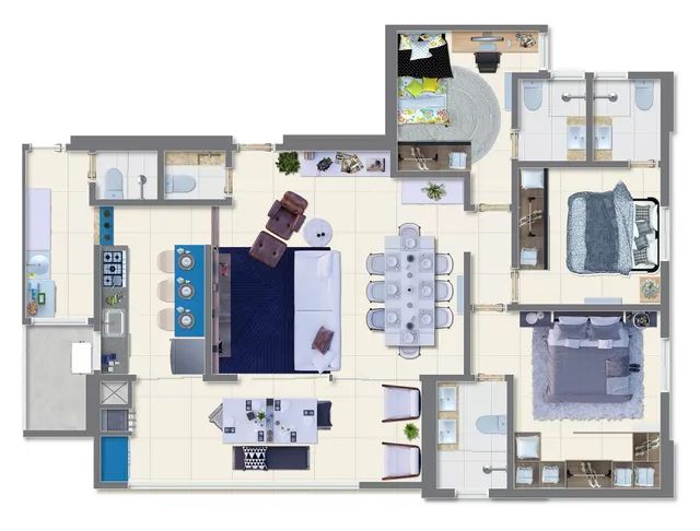 Apartamento Francisco Malheiros 3 suítes - Setor Bueno - Foto 3
