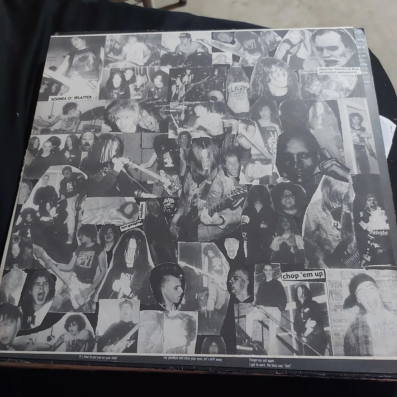 Somente encarte Napalm Death Scum