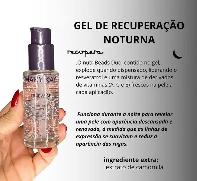 Gel recuperação Noturna Mary Kay 